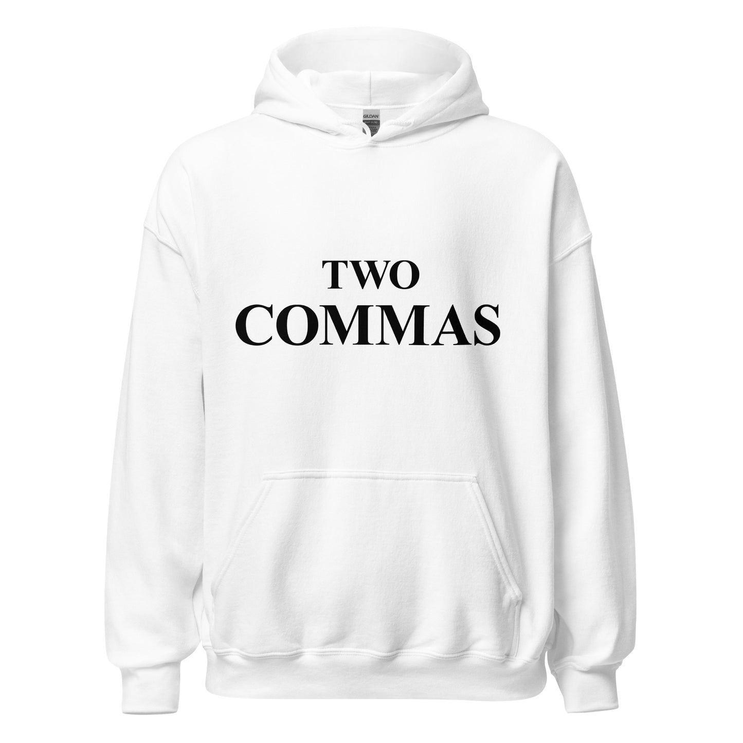 Two Commas Hoodie White